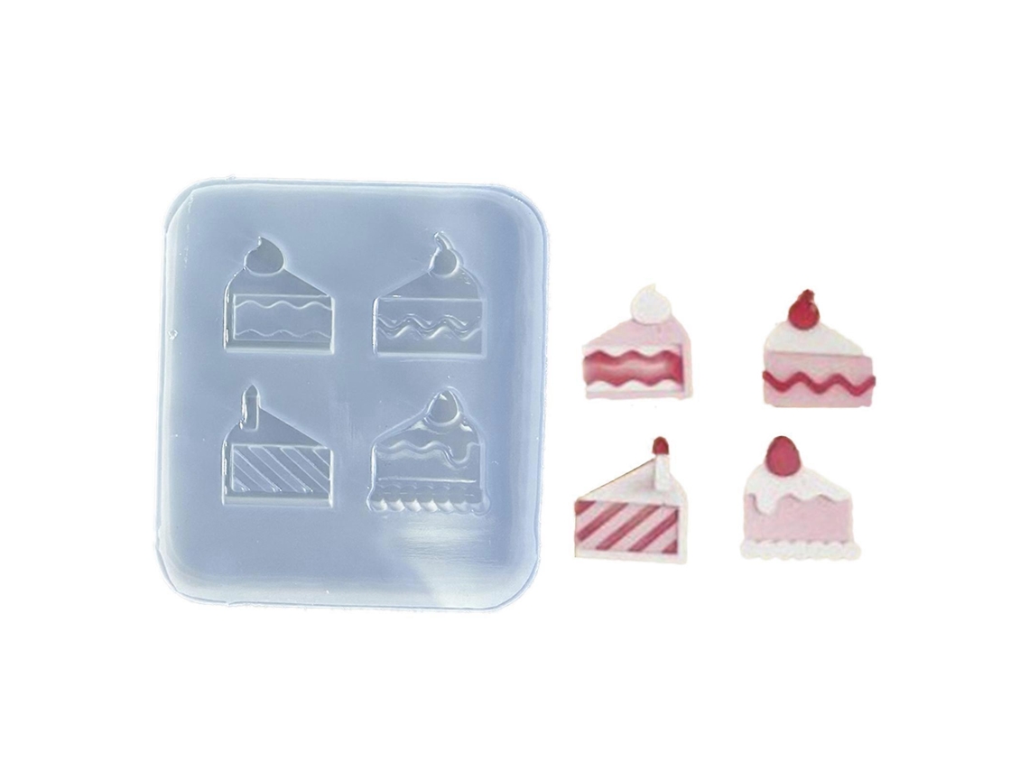 Molde De Silicone Resistente À Corrosão Com 4 Peças, Criativo, Para Diversos Formatos, Ideal Para Bolos, Biscoitos E Outros Enfeites.