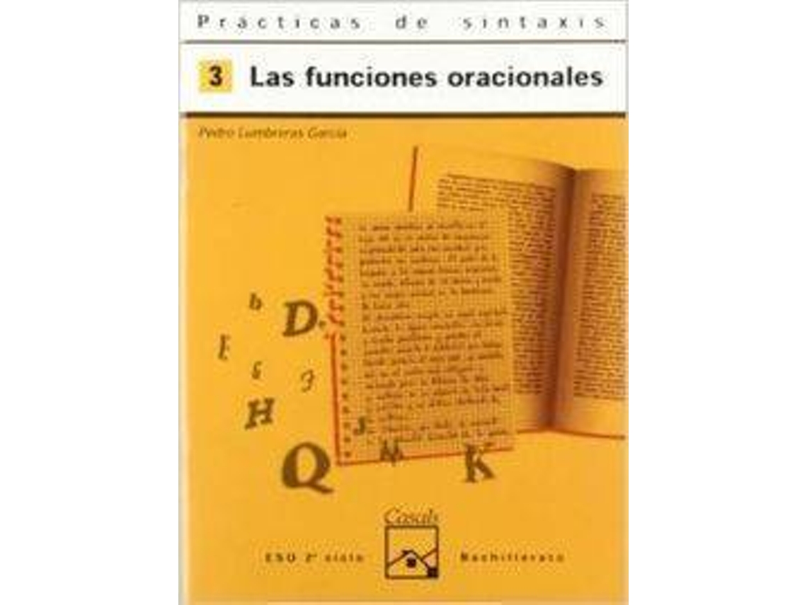 Livro 3.Cuaderno Practica Sintaxis (Funciones Oraciona de Pedro Lumbreras García (Espanhol)