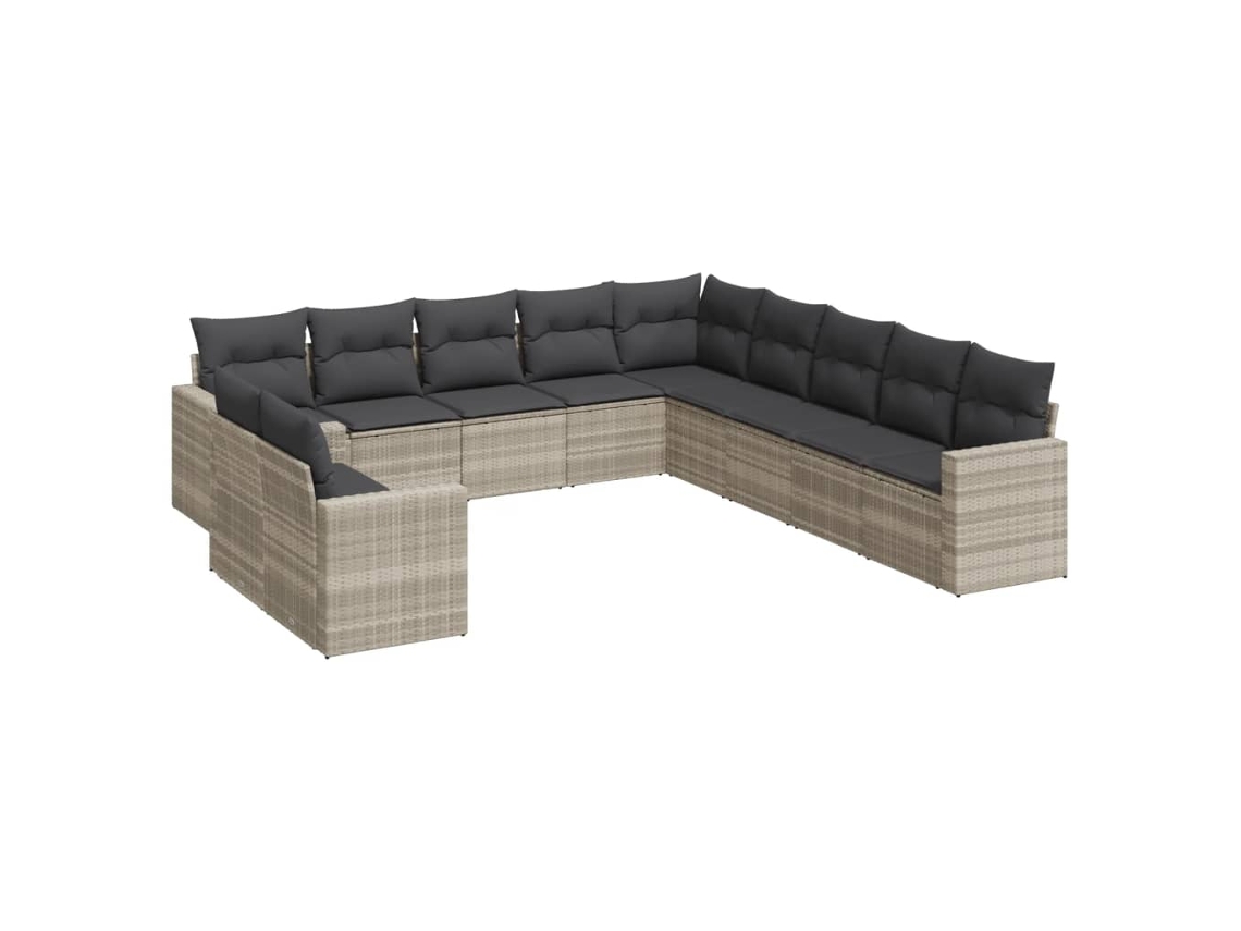 Garden Sofa Set, Garden Sofa Sets Vidaxl Cinzeto Rattan / Vime (n/a)