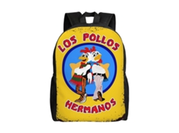 Mochila Los Pollos Hermanos Para Estudantes, Leve E Durável, À Prova Dágua E Com Alça De Ombro Ajustável, Tamanho P18 Olysi Shop