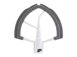 Batedor De Silicone Com Borda Flexível De 6 Litros E Raspador De Tigela Para Batedeira Kitchenaid. Ideal Para Misturar Massa.