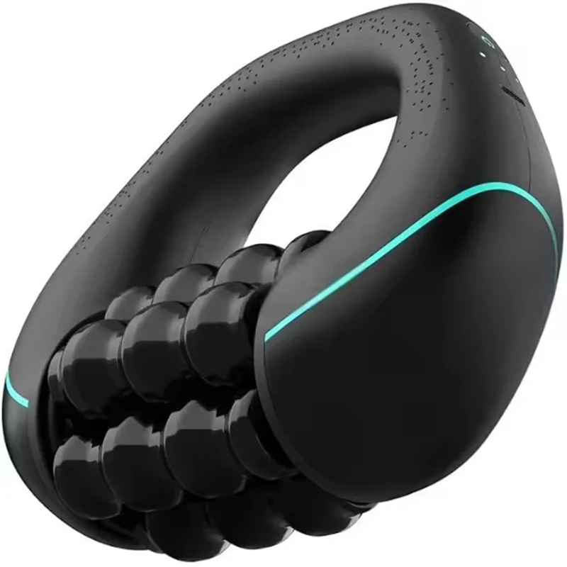 Massageador de Impacto Tipo Rolo, Massagem Profunda nos Tecidos, Rotação Potente com Três Velocidades. MDUG (preto)