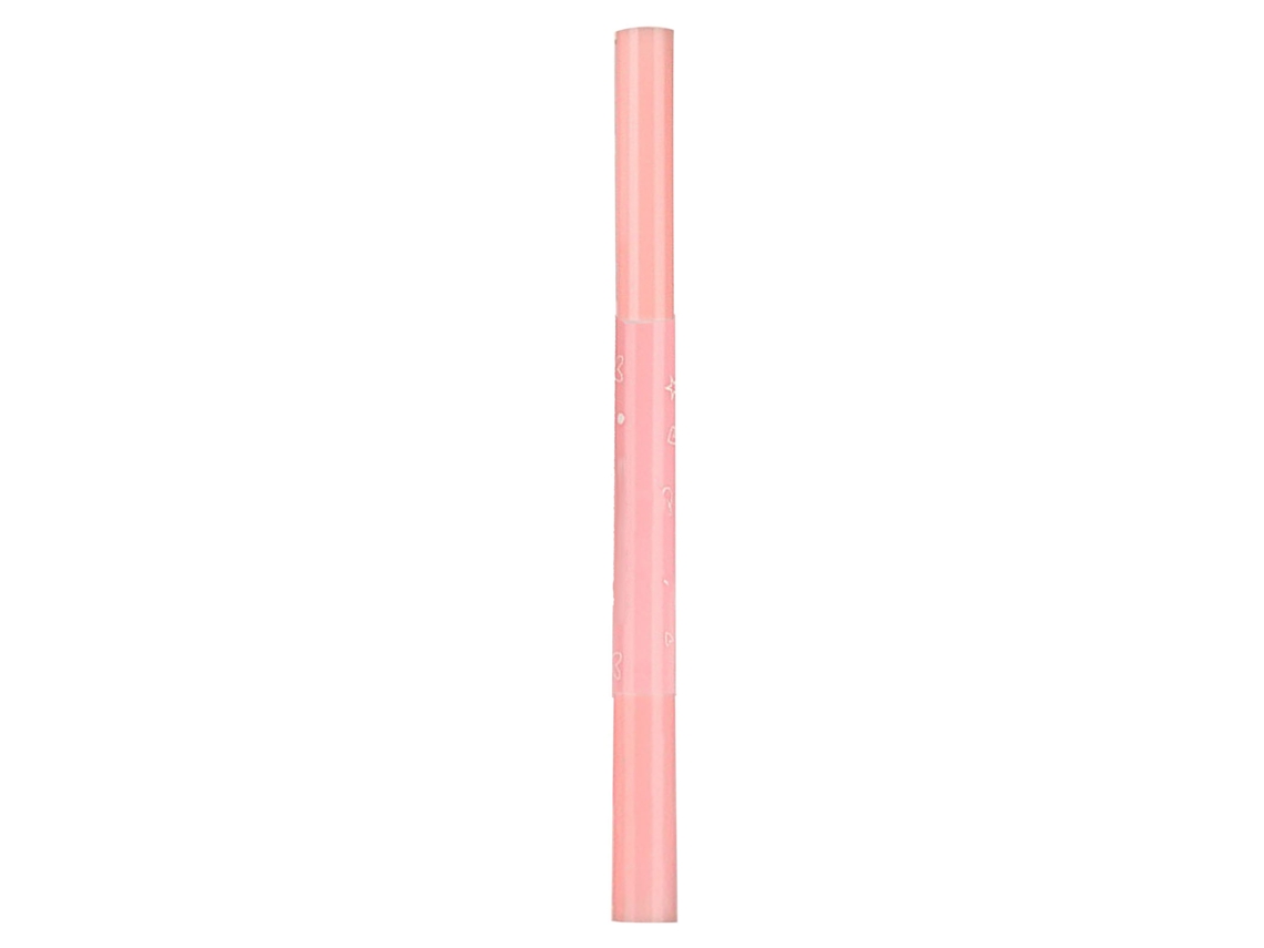 Lápiz De Sobrancelhas Resistente Ao Suor De Duas Faces Com Ponta Fina 3d Na Cor Marrom Claro, Design Ergonômico E Pincel Spiral