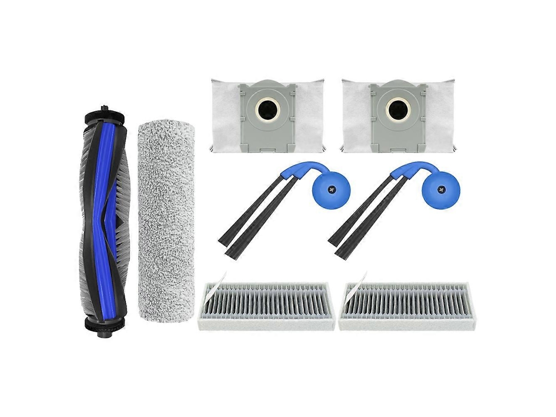 Conjunto De 8 Peças Para Aspirador De Pó Ecovacs Deebot X9 Pro Omni/x9 Pro: Escova, Filtro Hepa, Pano De Limpeza E Saco Para Pó._ozo