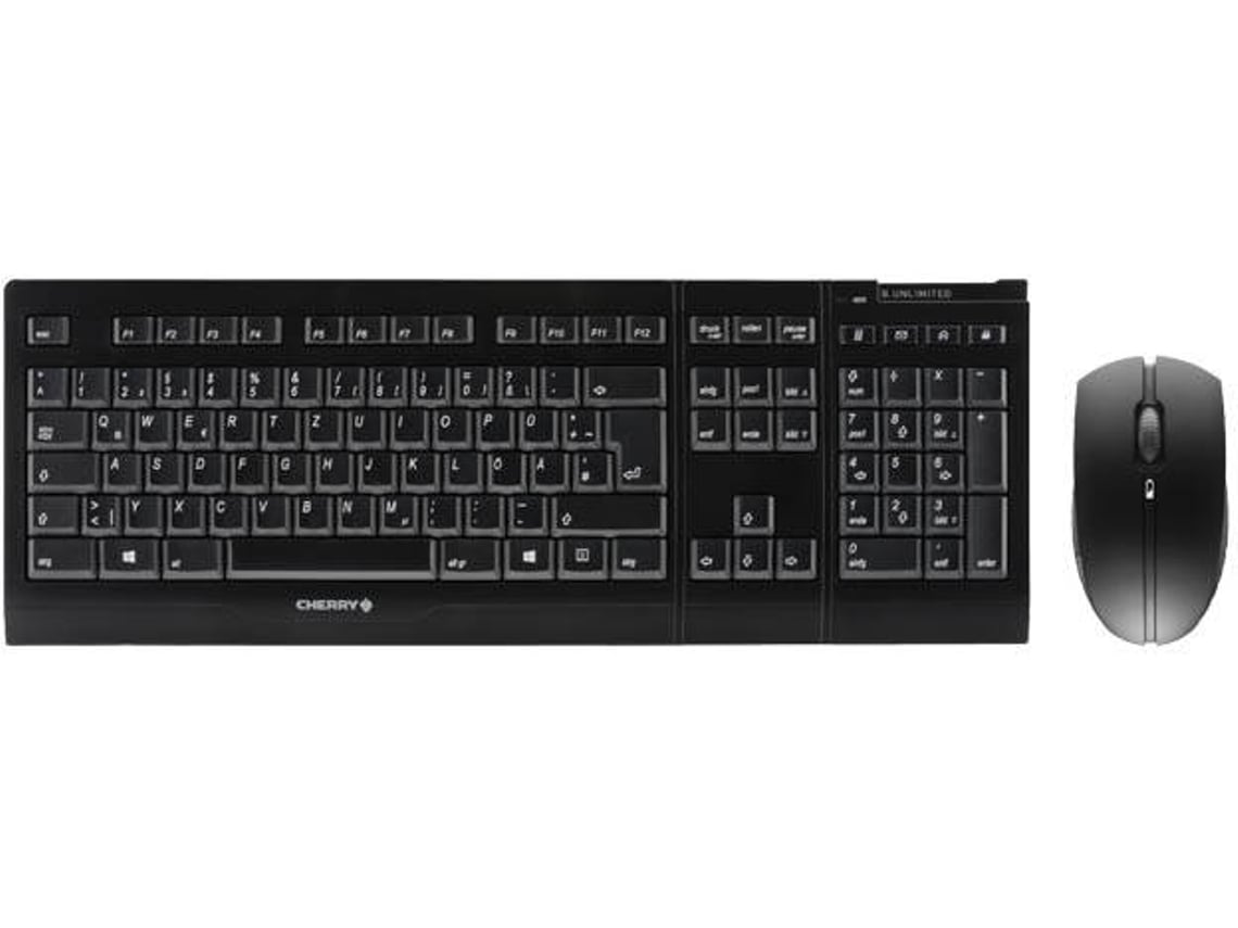 Teclado CHERRY B.UNLIMITED 3.0 (Wireless - Layout Alemão - Teclado Numérico)