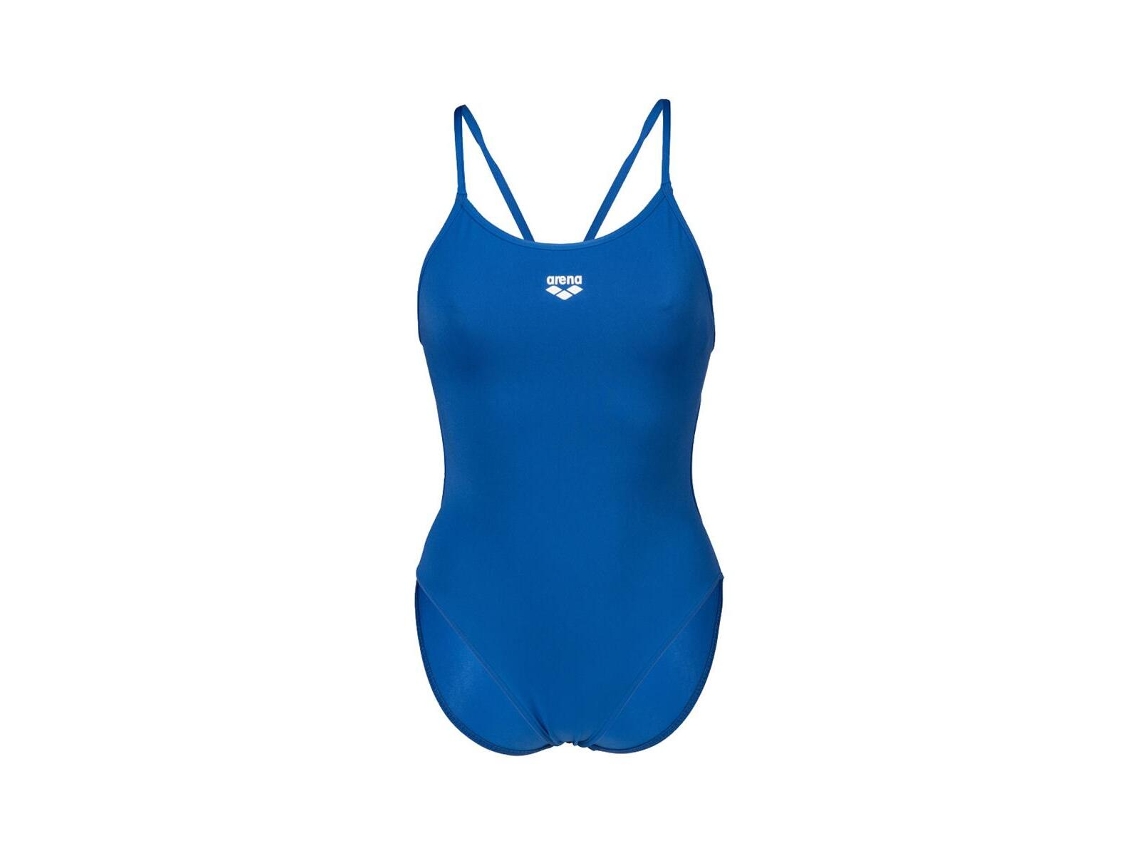 Fato de Banho de Mulher para Natação ARENA Peça Solid Azul (30)