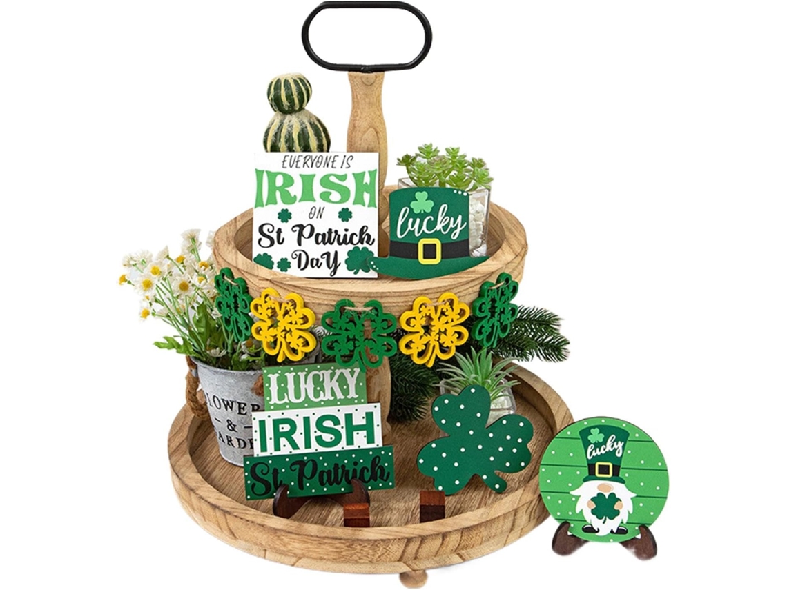 Decorações Para Bandejas Do Dia De São Patrício | Decorações Festivas Para A Mesa