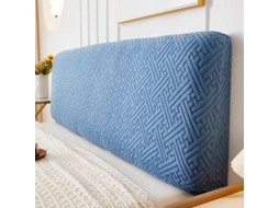 Capa Para Cabeceira,anti-poeira E Lavável,decoração De Quarto (azul,200cm) Gertiz