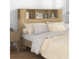 Vidaxl Armário De Cabeceira 140x18,5x104,5 Cm Carvalho Sonoma