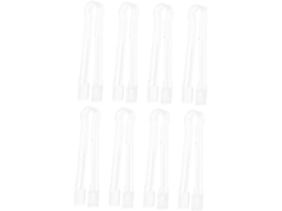 Conjunto De 8 Pinças Gelo Em Plástico Transparente Para Servir Buffets, Churrascos, Festas E Aperitivos Pinças Para