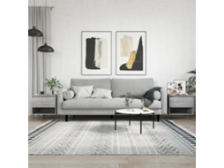 Vidaxl Mesas De Centro 2 Pcs 50x46x50cm Deriv. Madeira Cinzento Sonoma