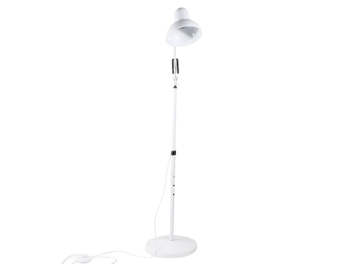 Luminária De Pé Luxo Branca Cristalrecord