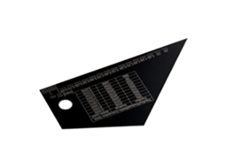 Medidor De Ação Para Guitarra Elétrica, Régua Triangular Preta, Ferramenta Precisa Para Luthier Medi Gokoco