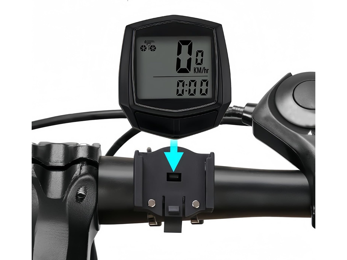 Computador De Bicicleta, Velocímetro E Odômetro À Prova D'água Para Ciclismo (preto)