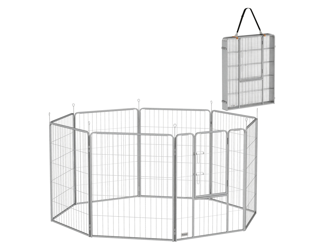 Terrário para Pets , Cerca para Cães, Playground para Pets, Personalizável de Forma Flexível, Aço Inoxidável Ge
