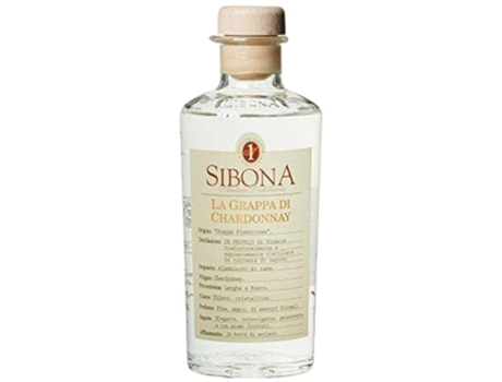 Aguardente SIBONA Grappa Sibona Chardonnay (0.5 L - 1 unidade)