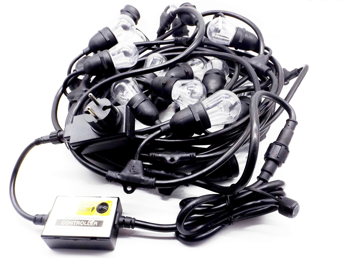 Outdoor Garland Led Rgb 15W com Controlador e Controle Remoto