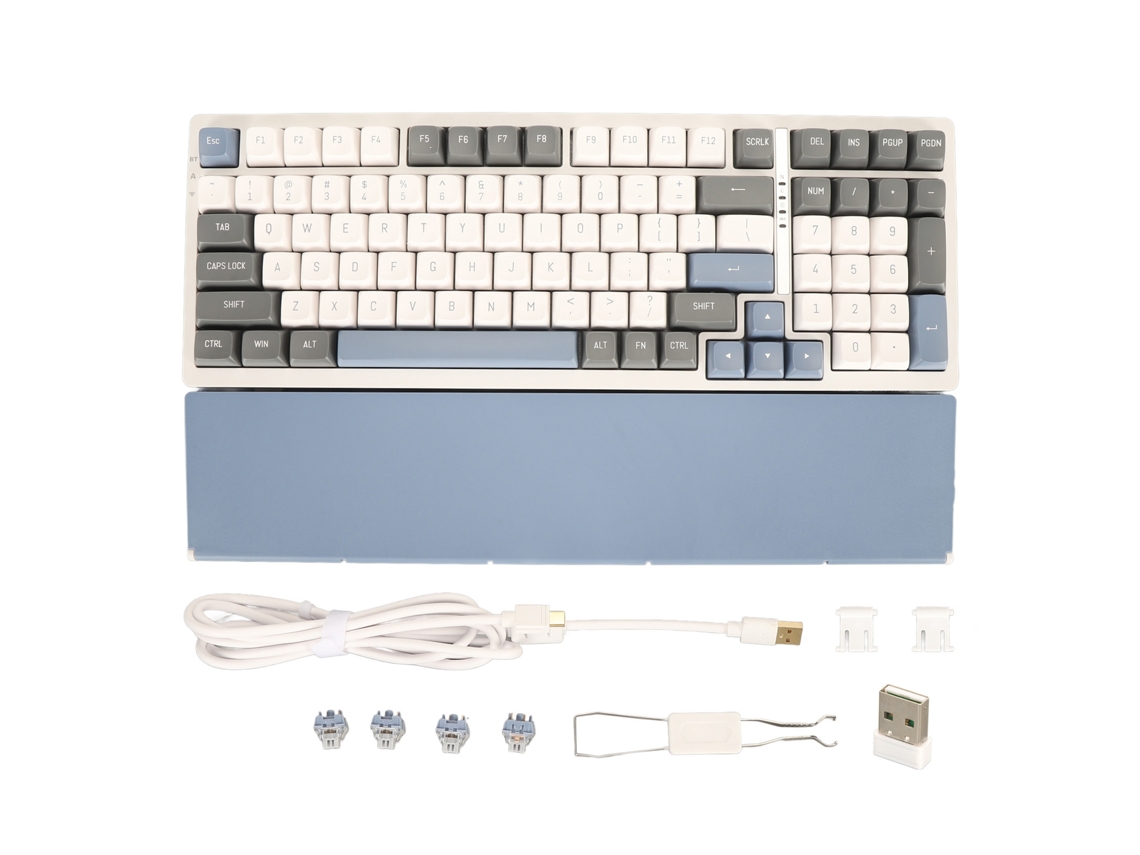 Teclado Gaming LAXISCREED Bt5.0 2.4g Ergonômico