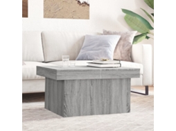 Vidaxl Mesa De Centro 80x55x40 Cm Derivados De Madeira Cinzento Sonoma