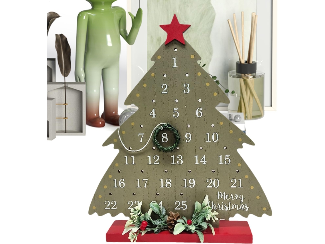 Calendário Do Advento Clássico- Contagem Regressiva Para O Natal- Festivo Com Surpresas Diárias, Ideal