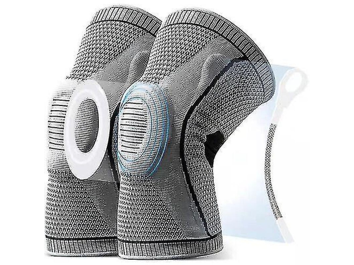 2026 tirante de Rodilla Médico Compresivo com Tecnologia de Suporte Articulado para Esporte e Recuperação 2 Unidades XL