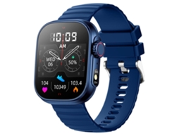 Smartwatch Com Chamada Bluetooth Tela Grande De 2 01 Polegadas Frequência Cardíaca Temperatura Corporal À Prova Dágua Fitness Led Yunzii