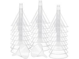Funis De Plástico Transparente 12cm 4, 7 Polegadas Com Bicos De Alcance Para Enchimento Eficiente Água