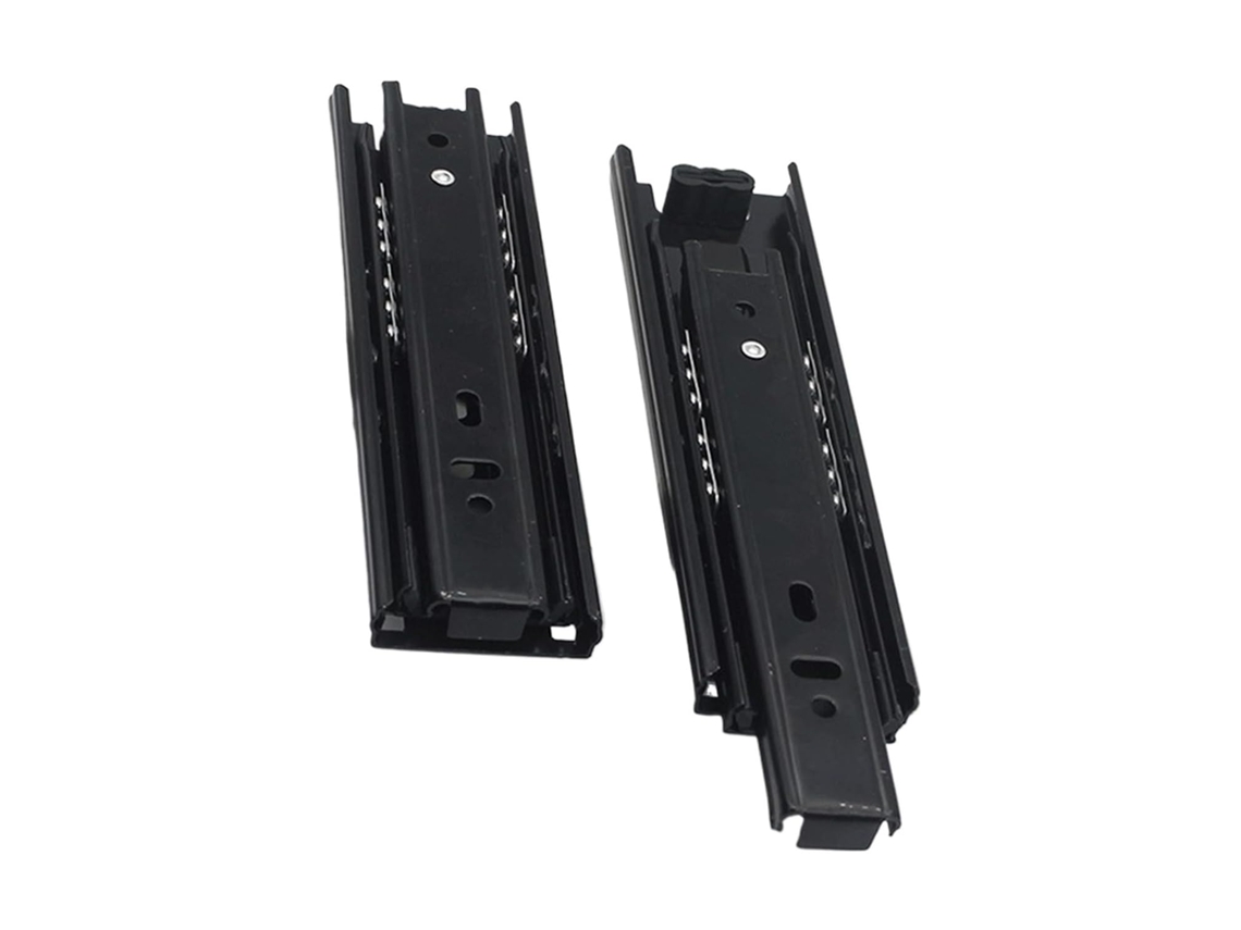 Trilho Deslizante Com Rolamento Para Gaveta, 2 Peças, 15cm 6 Polegadas, Montagem Lateral, Telescópico, Para Armários E