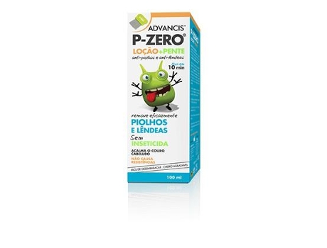 P-Zero loção+pente anti piolhos 100ml