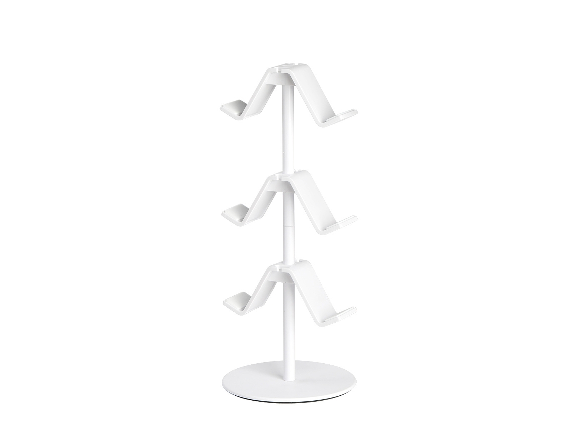Soporte universal para mando de juegos de PS5/PS4/Xbox Series/One X/Nintendo Switch, blanco, tres capas