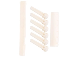 Acessórios para Guitarra Corda de Boi Osso Porca de Guitarra e Pregos de Sela Acessórios para Instrumentos Musicais