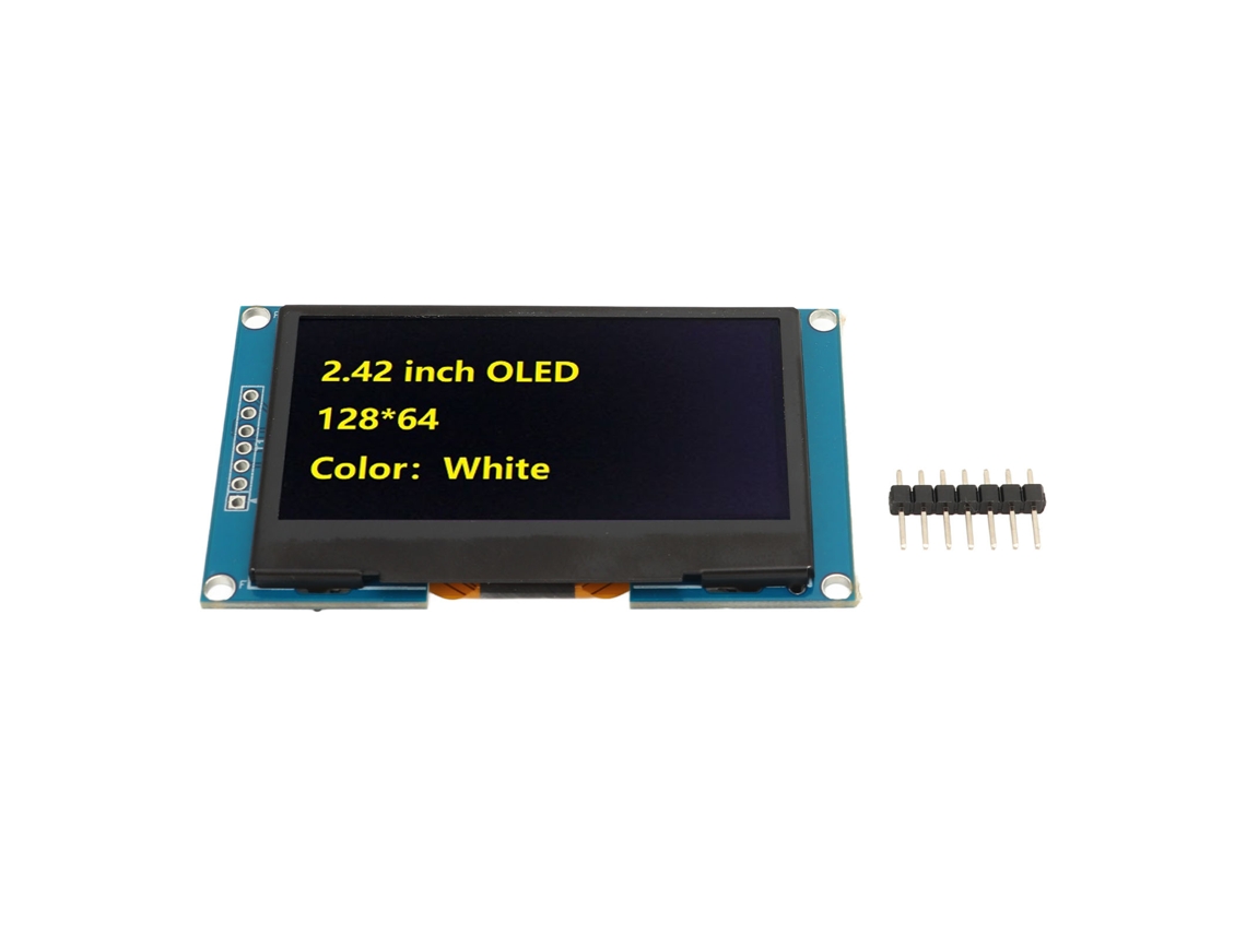 Módulo Display Oled 2.42 Polegadas Spi Ssd1309 para Diy Amarelo Mra091b