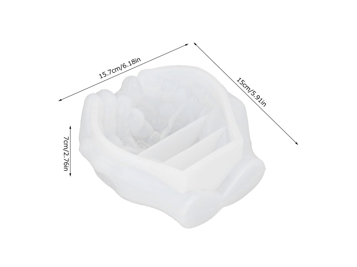 Silicone Resin Hand Shape Mold Eco Friendly Poisonless Eoocoo