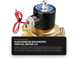 Válvula De Solenoide Elétrica - Água - 1/2 Polegada - Ar - Para Uso Com Óleo - 220v - Apropriado Para Diversas Aplicações - Compacto E...