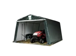 Garagem Portátil Aprox. 3,3 X 4,7 M Abrigo De Armazenamento Pe 450 N Tenda Garagem Cobertura Verde Toolport