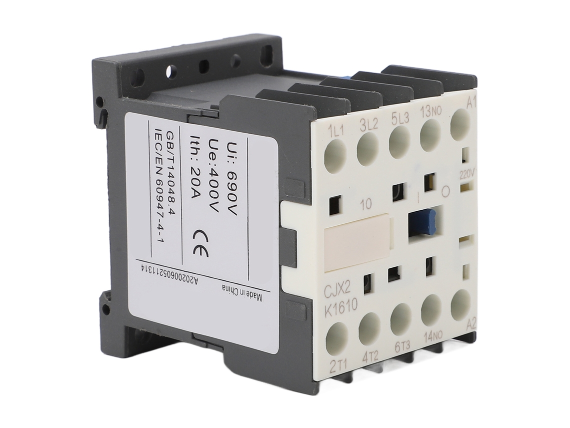 Contator De Ca 3p 16a Com Contatos De Prata Para Controle De Carga Elétrica Em Instalações Residenciais E Comerciais
