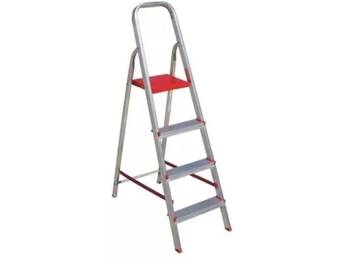 Escadote Aluminio com 4 Degraus ELITE Uso Doméstico
