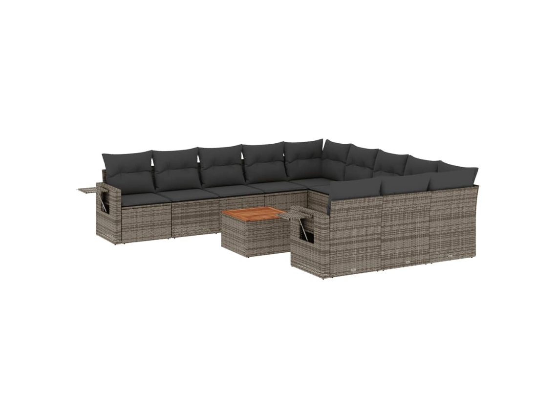 Garden Sofa Set, Garden Sofa Sets Vidaxl Cinzeto Rattan / Vime (n/a)