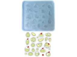 Moldes de Silicone SFUSHOS com tema de melão para artesanato