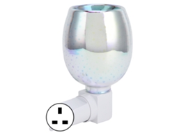 Aquecedor de Cera Elétrico 3d Sem Fumaça com Lâmpada Aromática Uk 220v S/MARCA