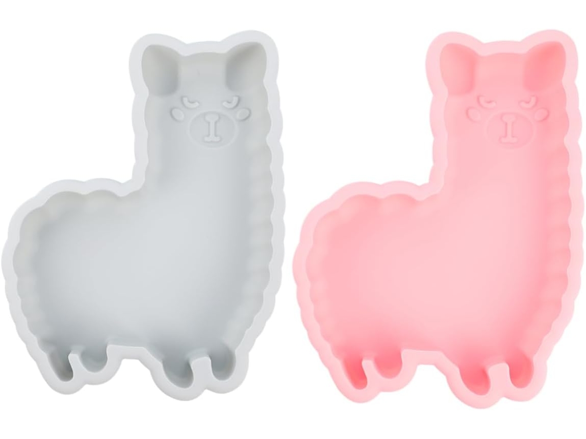 Forma De Silicone Para Bolo E Sobremesas, Conjunto Com 2, Para Doces