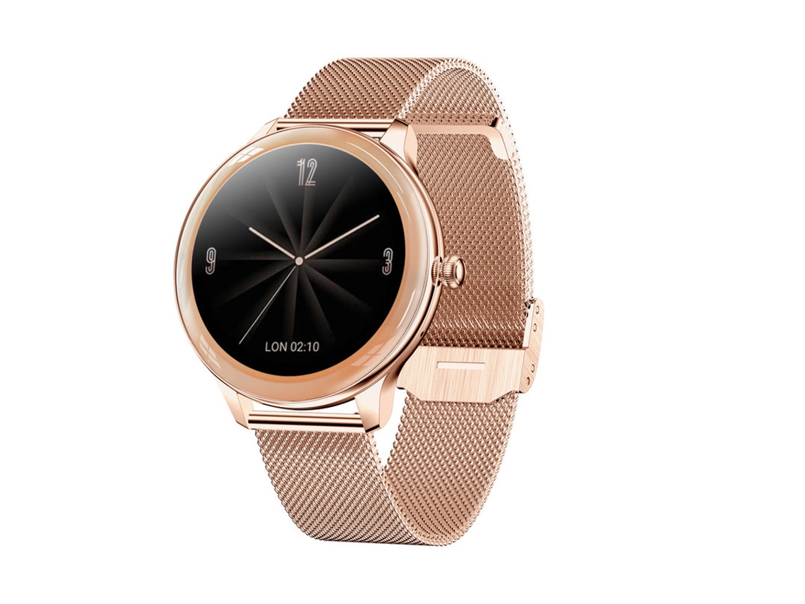 Smartwatch YIZHOOD Te245 Esportivo Monitoramento de Saúde Multifuncional Ip67 À Prova de Água Ouro