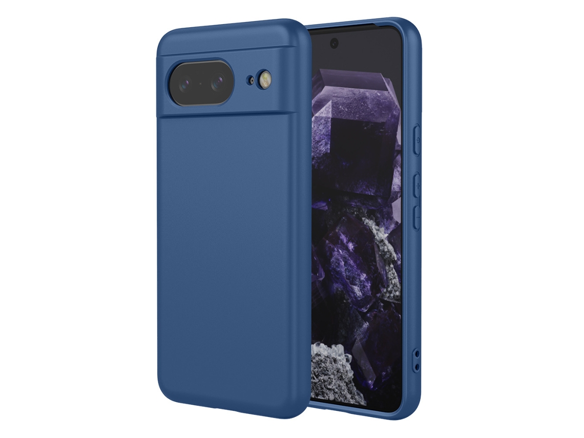 Capa Para Google Google Pixel 6a Yuysan Silicone Líquido Azul