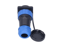 Laxiscreed Tomadas E Plugs De Aviação À Prova De Água Com Flange Quadrada E 4 Orifícios