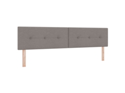 Conjunto 1 Cabeceira De Cama Estofada Vidaxl Castanho-acinzentado Tecido (200 Cm)