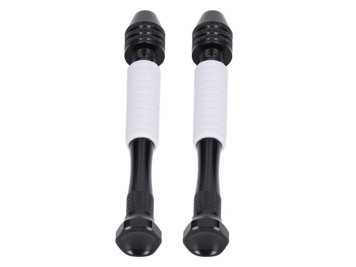 2 Peças De Portabrocas De Mão Ajustável Pinça Vise Chuck De Taladro De Giro Faixa De Fixação 0.3‑3.2mm Ferramentas Rotativas Mini