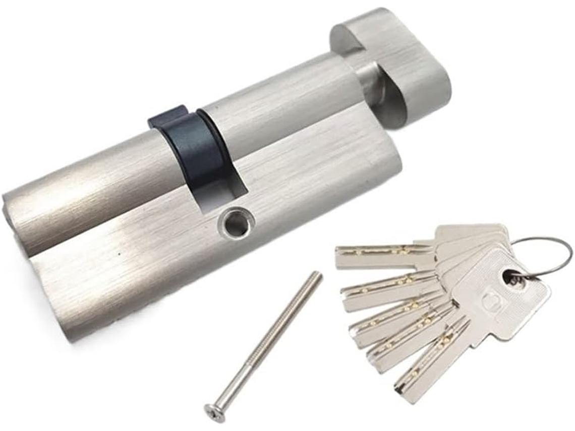 Cilindro de Fechadura com núcleos 5 C 32 a 75 mm com proteção e anti impacto | S/MARCA