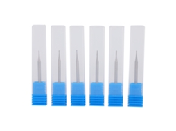 6pcs Brocas De Esmalte De Unhas De Aço Tungstênio 1.0mm
