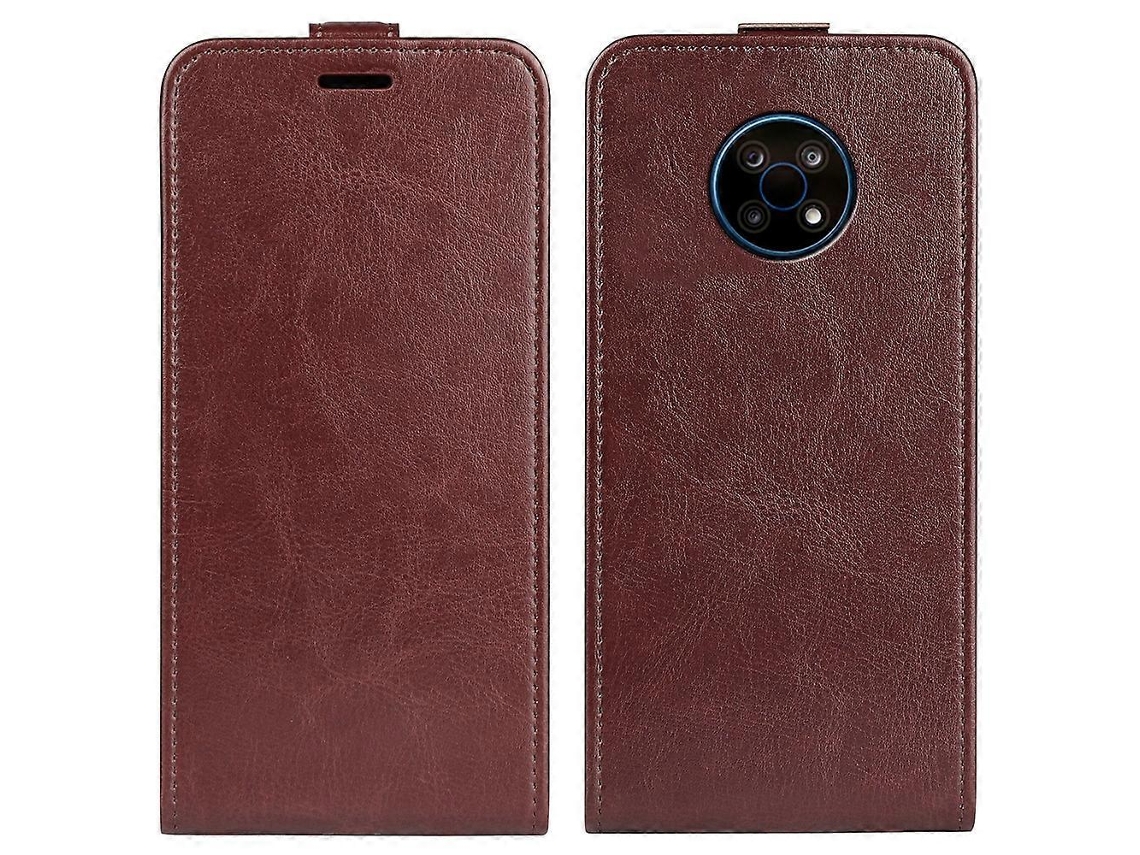 Capa Protetora De Couro Com Flip Vertical E Textura Única Para Nokia G50 R64 Com Compartimentos Para Cartões E Porta-retratos