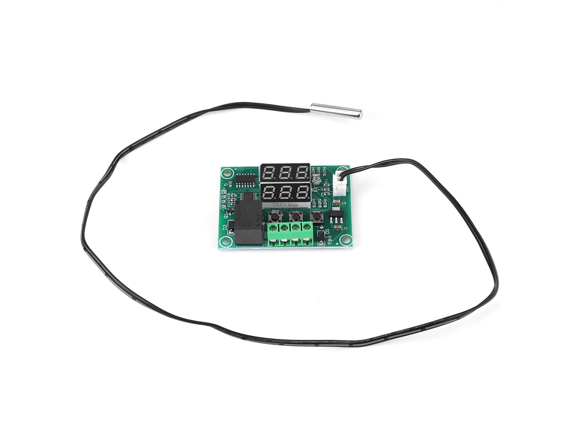 Termostato Digital Com Dupla Exibição Led 12v Cc